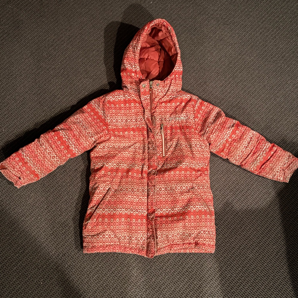 Columbia Deep Red Hooded Jacket